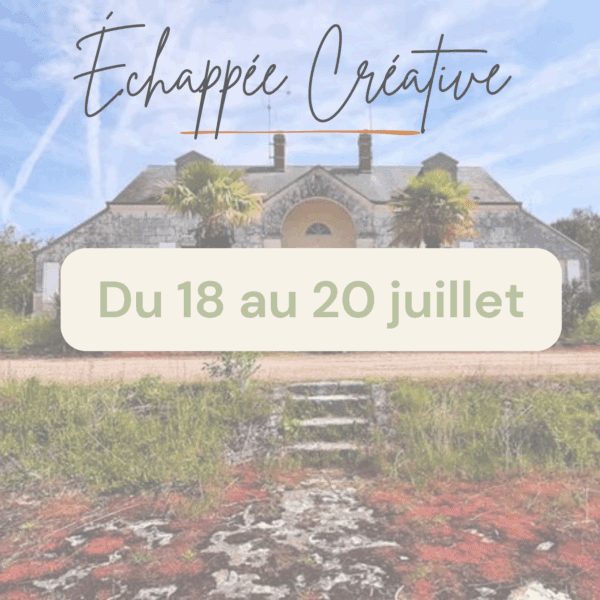 2025-07 - Paiement pour la participation à l'Échappée Créative du 18 au 20 juillet
