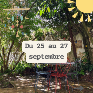 2026-09 - Échappée Créative du 25 au 27 septembre - 450€ à 495€ (dont 75€ à payer sur place)