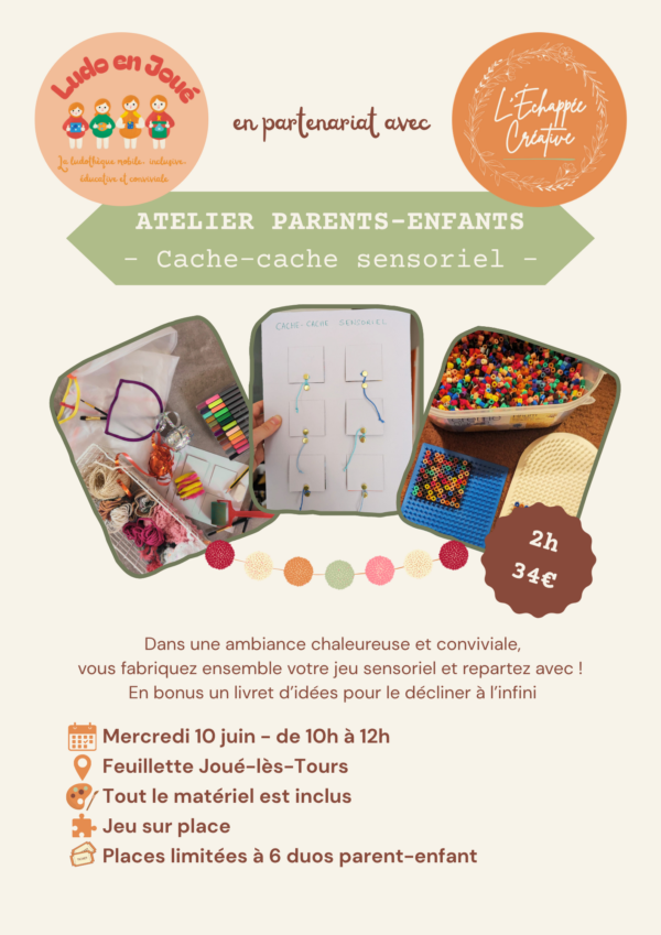 Atelier parent-enfant Ludo en Joué x L'échappée Créative - Acompte