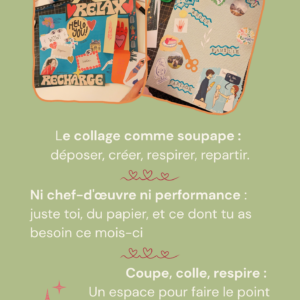 Ateliers Collage Introspectif au P'tit Rex Café – Image 2