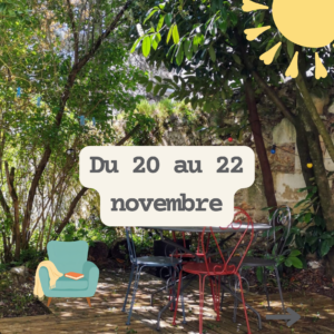 2026-11 - Échappée Créative du 20 au 22 novembre - 450€ à 495€ (dont 75€ à payer sur place)
